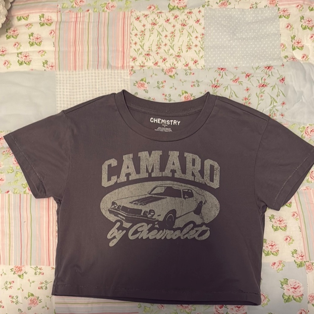 Chemistry Kids Camaro Graphic Tee - Gray